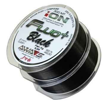 Awa-Shima Vlasec ION POWER Fluo + Black-2x300m / 600m 0,28 мм