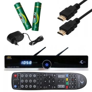 USTYM 4K Pro Combo декодер Enigma2 Oscam Cccam Kodi