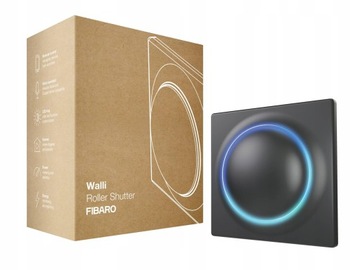 FIBARO Walli роликовый затвор с-wave черный