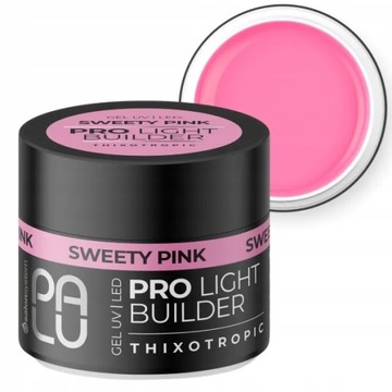 Гель для нарощування нігтів Palu sweety pink Pro light builder gel 45 г