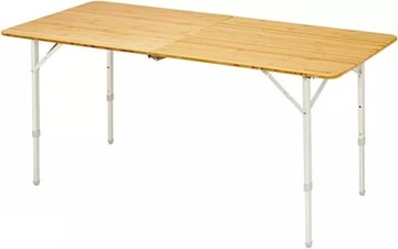 CAMPZ бамбуковий складаний стіл 150x70x70cm