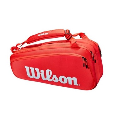 Теннисная сумка Wilson SUPER TOUR x 6 red