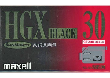 Кассета VHS - C для камер Maxell HGX 30 Black 30 / 90 min