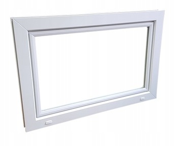 Вікно 500 x 500 підвал інвентар білий