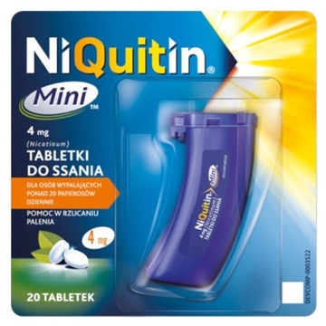 NiQuitin Mini 4 мг 20 таблеток для курения