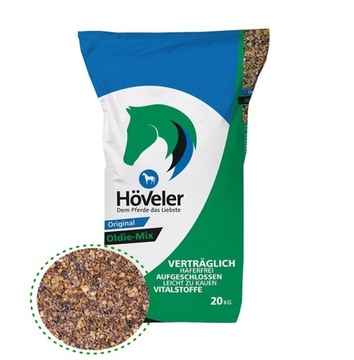 Корм HOVELER OLDIE-микс для лошадей постарше 20 кг