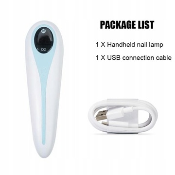 Портативная лампа для сушки ногтей UV LED Lamp for Nails R