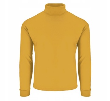Водолазка дитяча толстовка футболка дитяча блузка темно-жовтий 146 см модель: K195