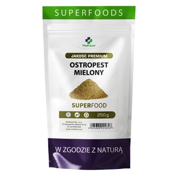 Меленого розторопші PREMIUM BIO 250g SUPERFOOD