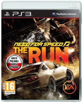 Need for Speed The Run PS3 по-польски