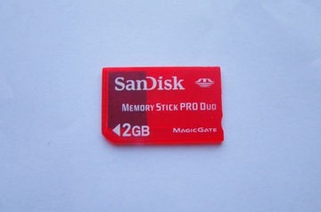 Карта памяти MEMORY STICK Pro DUO 2 ГБ San Disk