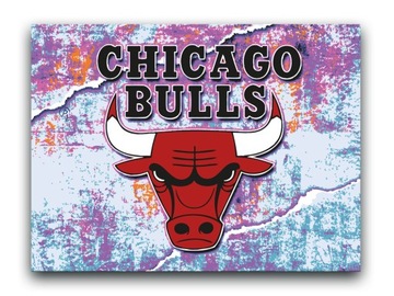 Чикаго Буллз-картина 60x40 холст плакат НБА