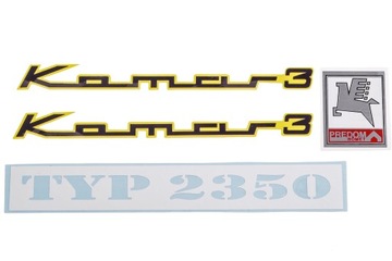 Наклейки наклейка комплект Комар 3 тип 2350 для бака и рамы