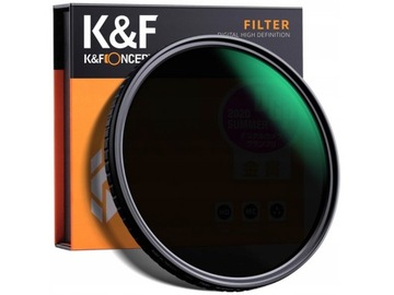 Фильтр серый K & F CONCEPT 72mm Nd8-nd128