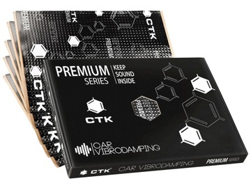 CTK Premium 4.0 Box-демпфуючий килимок, 10 шт. / 1, 85м2