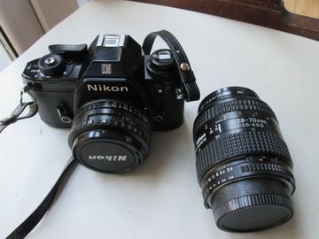 ФОТОКАМЕРА NIKON EM С ОБЪЕКТИВАМИ 50 / 1,8 И 28 / 70