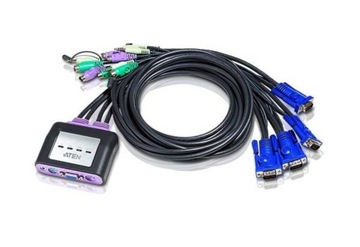 Aten Switch KVM VGA / PS / 2 з підтримкою аудіо 4-портовий CS64AZ