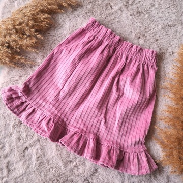 A & PA вельветовая юбка для девочек девичья розовая высокая талия 98