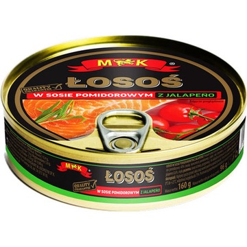 Лосось в томатном соусе с халапеньо МК 0,16 кг