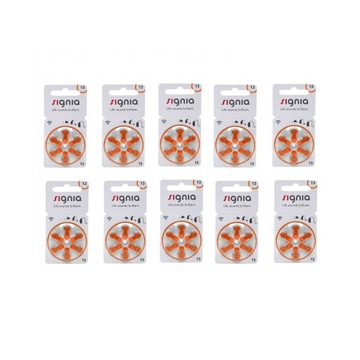 60 x 13 Signia PR13 PR48 слухові батареї
