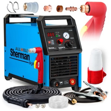 ПЛАЗМЕННЫЙ РЕЗАК ПЛАЗМЕННЫЙ РЕЗАК SHERMAN 70 400V 23MM 65A ALU ДЕРЖАТЕЛЬ 6M