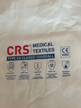 Захисний костюм тип 5/6 CRS Medical Textiles XXL