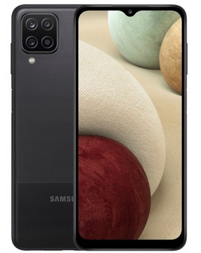 Samsung Galaxy A12 64GB черный + чехол