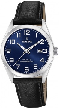 Чоловічі годинники FESTINA 20446/2 темно-сині класичні