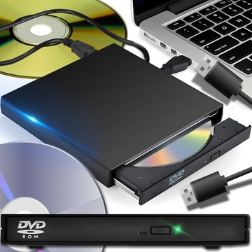 CD-R / DVD-ROM / RW ПРИВІД ЗОВНІШНІЙ USB 3,0 РЕКОРДЕР ПОРТАТИВНИЙ ПЛЕЄР