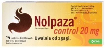 Нолпаза контроль изжога 20 мг 14 таблеток