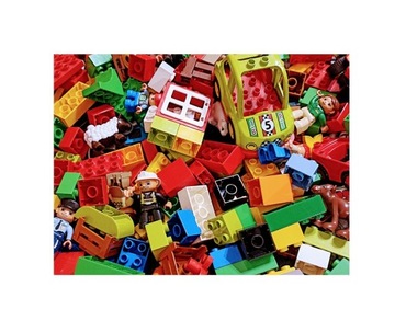 Lego Duplo Mix оригинальные строительные блоки фигурки животные транспортные средства 1 кг 1 кг