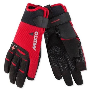 Бортовые перчатки Musto Performance, размах XL, длинный палец, красный
