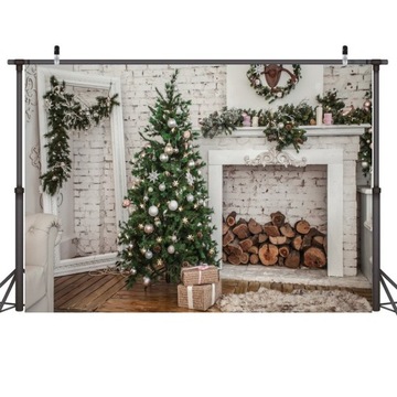Різдвяний фон для фотозйомки 250x180 см