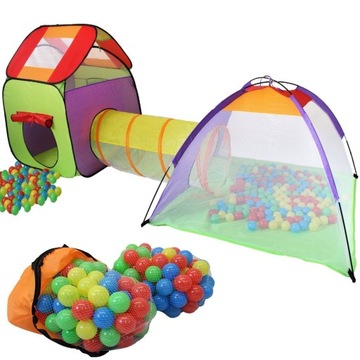 Детская палатка коттедж сухой бассейн для дома сад + мячи