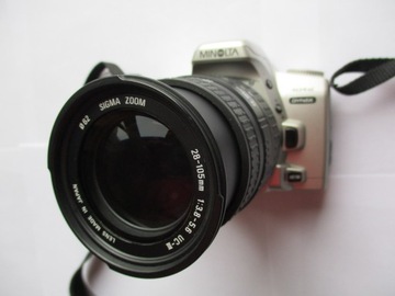 Minolta 404si Sigma Zoom 28-105 мм 3.8-5.6 UC III
