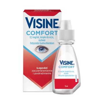 Visine Comfort, 0,5 мг / мл, глазные капли, 15 мл