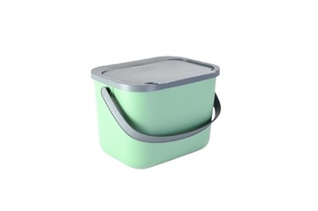 Кошик для сміття Bio відходів bini зелений сірий 6l