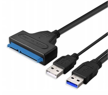 Кабель-адаптер SATA 22 PIN USB 3.0 + USB 2.0 HDD SSD