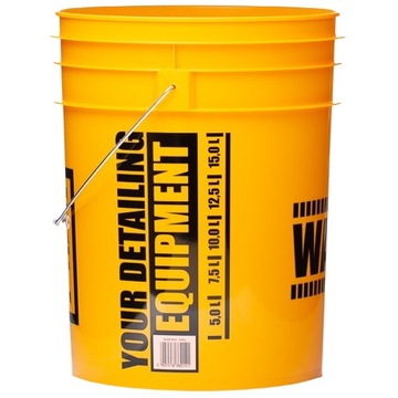 WORK STUFF BUCKET Yellow Wash Bucket 20L