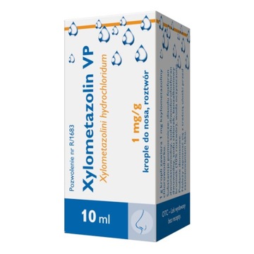 Ксилометазолін VP 0,1%, краплі для носа, 10 мл