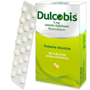 Дулькобіс ентеросолюбільні таблетки 20 штук, запор