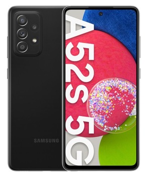 Samsung Galaxy A52s 5G 6 / 128GB DS Black + зарядний пристрій + скло