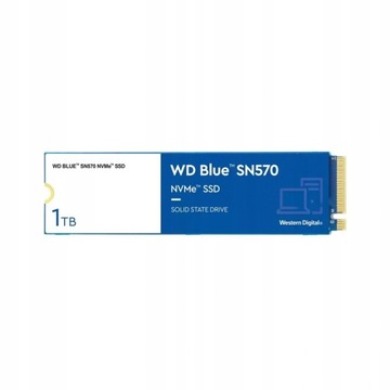 ТВЕРДОТЕЛЬНЫЙ НАКОПИТЕЛЬ WESTERN DIGITAL WD BLUE SN570 1 ТБ