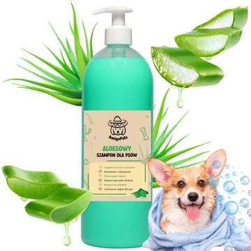Шампунь для собак с экстрактом алоэ вера 1л AmigoPets