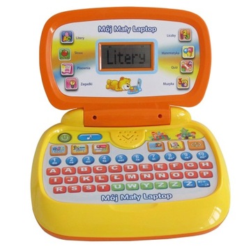 Навчальний ноутбук для малюків зі світлодіодним екраном