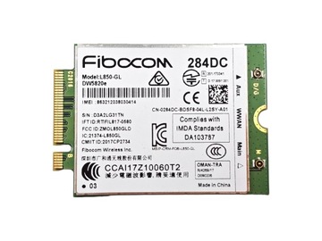 Модем WWAN для ноутбуков DELL Fibocom L850-GL DW5820e 284DC LTE 4G