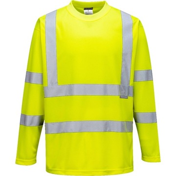 Светоотражающая рабочая футболка с длинными рукавами S178 S