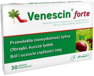 Венескин Форте лекарство от варикозного расширения вен боль в ногах 30 таблеток