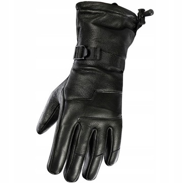 Зимові шкіряні рукавички M-Tac Black XL
