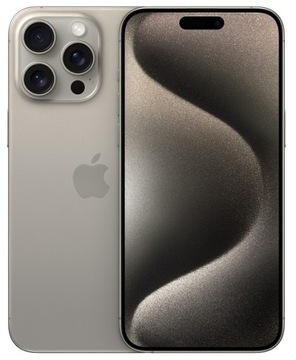 СМАРТФОН APPLE IPHONE 15 PRO MAX 256 ГБ / НАТУРАЛЬНИЙ ТИТАН / OUTLET